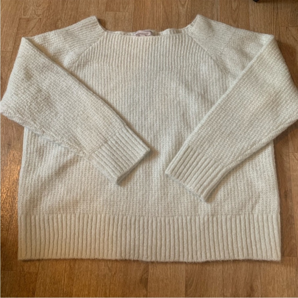 Chelsea28 Rib Metallic Sweater NWOT - Picture 2 of 7